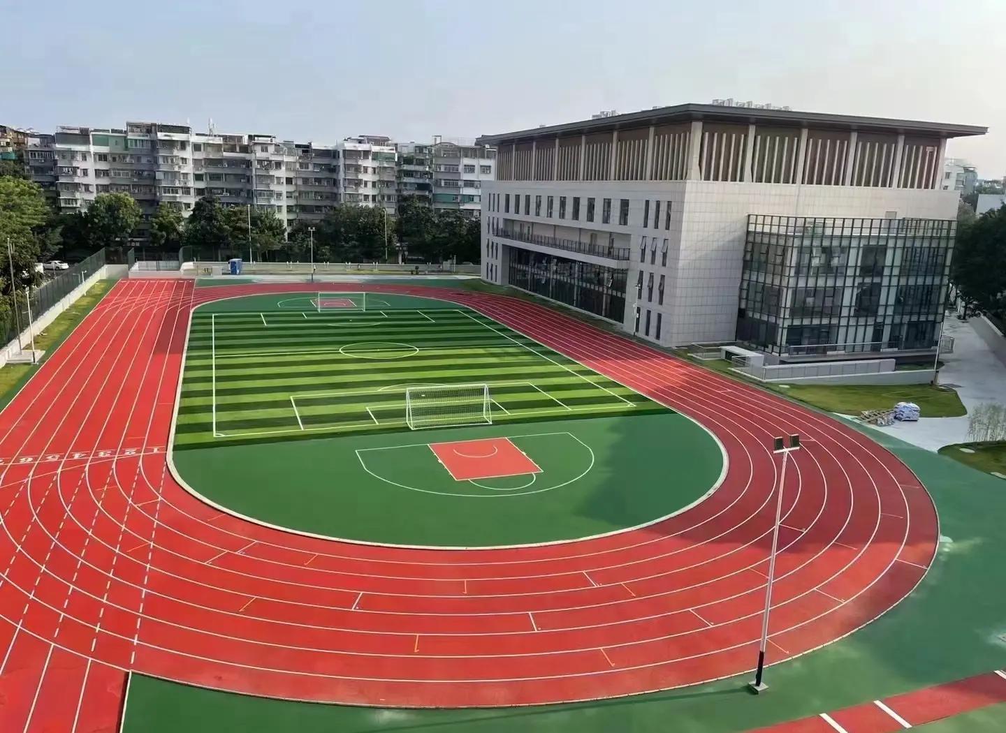 呼伦贝尔市学校塑胶跑道塑胶篮球场 - 价格